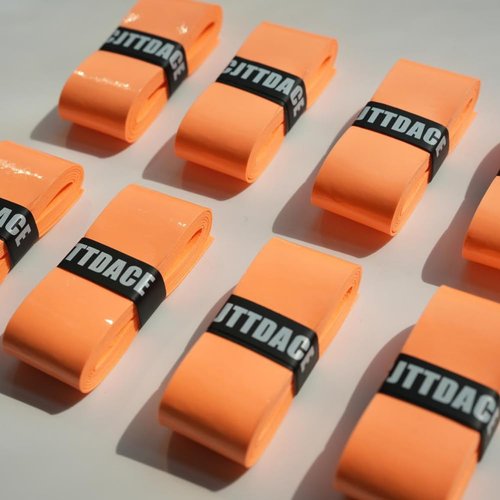 CJTTDACE Tennis Racket Grip Tape,8PCS Non-Slip Tennis Overgrip, Absorbs Sweat Tennis Grip, Racket Handle Wrap for Badminton,Fishing, Bicycle, Pickleball, Orange