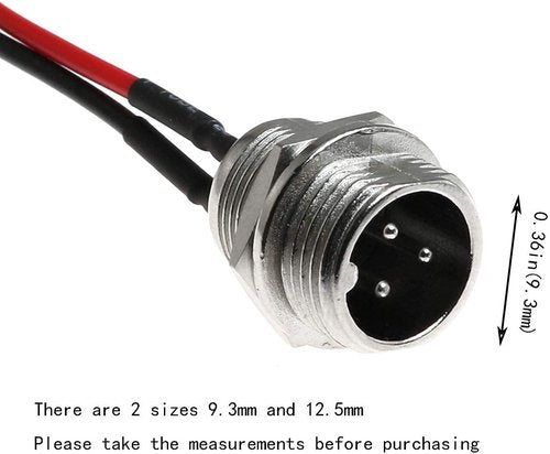 GYL JUNHAO 5521 5525 high Current, IP67 68 Waterproof Charging Cable DC Replacement for Hoverboard Charger Port for Electric Smart Self-Balancing Scooter etc