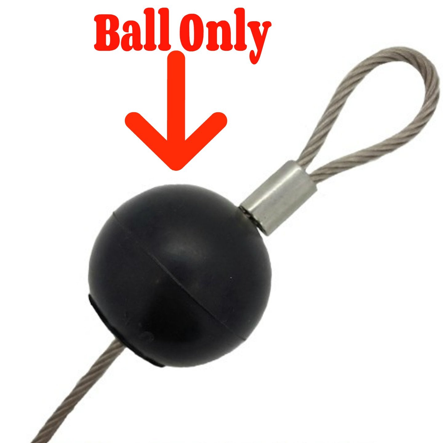 TreadLife Fitness Replacement Rubber Stopper Ball for Cable Gyms - Universal Size
