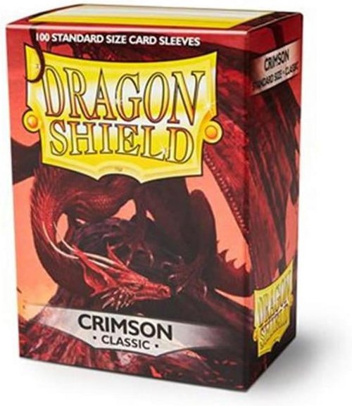 Arcane Tinmen Dragon Shield Crimson Card Sleeves - 100 Count for Ultimate Protection