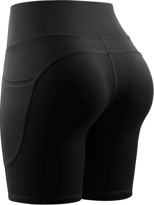 CADMUS High Waist Yoga Shorts - Naked Feeling Workout Biker Shorts for Women | 3'' to 8'' Sizes