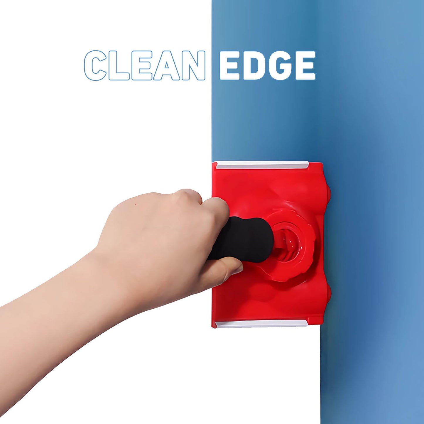 Paint Edge Trimmer, Walls Ceilings Corner Pad Painter,Paint Pads Applicator,Edge Painting Tool with Painter's Pad Refills,Paint Edger for Wall Painting
