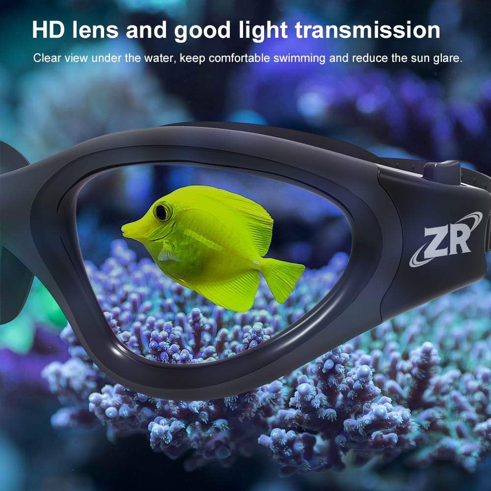 ZIONOR Swim Goggles - Upgraded G1 Polarized Anti-Fog Design for Adults | Perfect for Men & Women