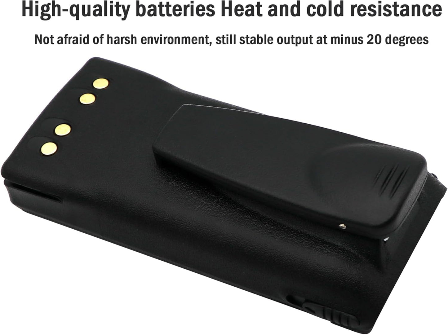 TAKOCI Replacement 2600mAh Battery for Mo'to'rola HT750 HT1250 HT1225 GP320 GP328 GP338 GP328 PR860, fits Part No HNN9008A HNN9008 HNN9009 HNN9009A HNN9013A, 7.4V