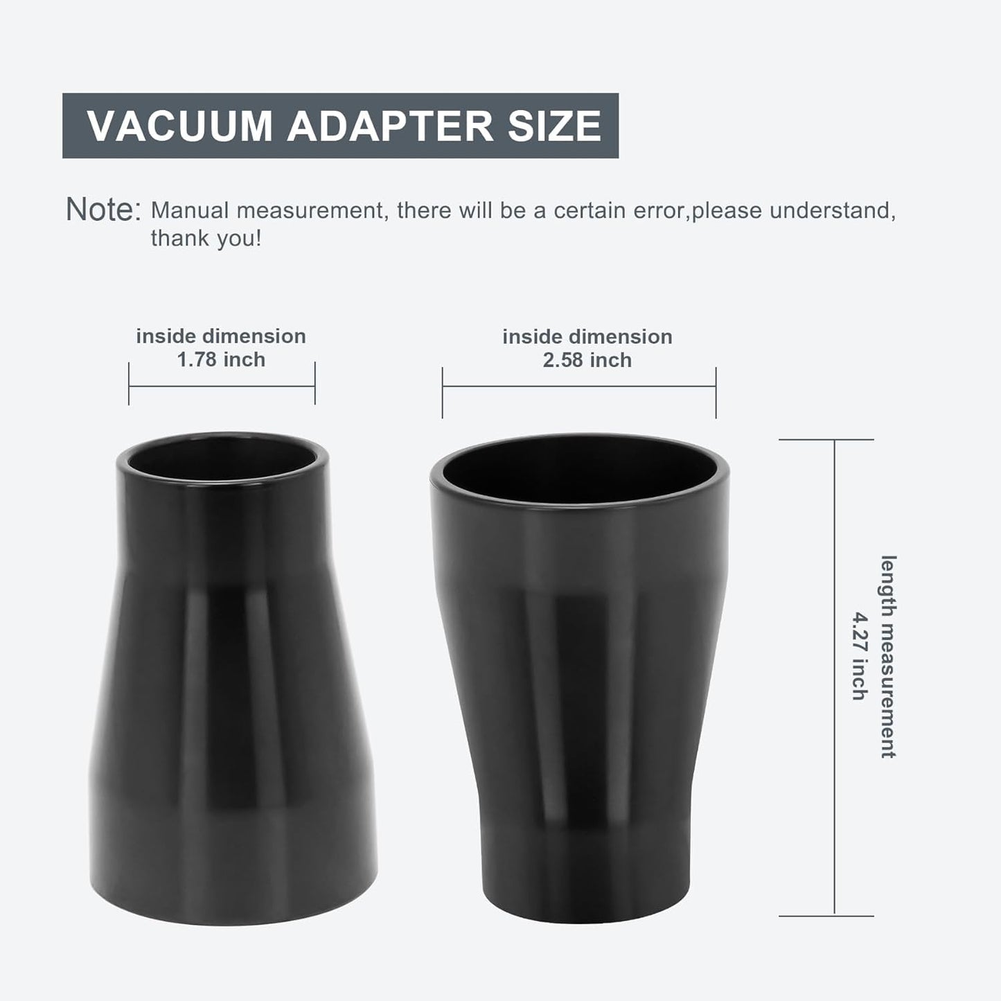 Thaekuns Table Saw Vacuum Adapter for DeWalt Contractor Saw and Shop Vac Etc