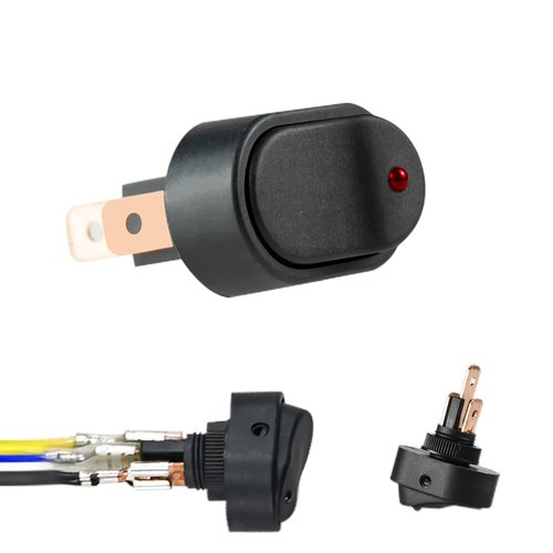 Orle Oko Golf Cart Turn Signal Kit with Horn Brake Light Switch 9-Pin Plug Deluxe Upgrade Wiring Harness - 12V Street Legal Light Kit for Club Car EZGO TXT Yamaha