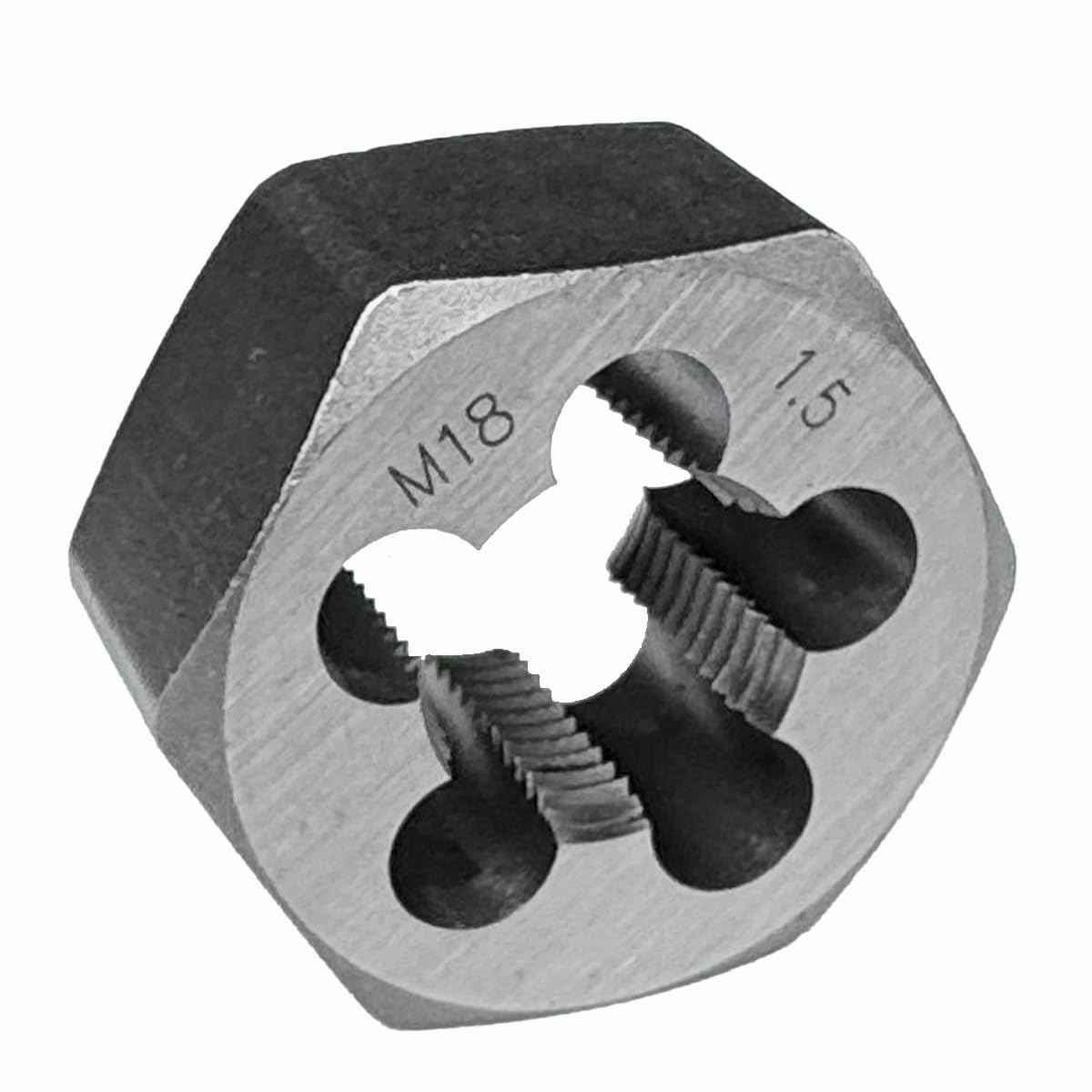 Yamesh M18 x 1 .5 Hex Die Rethreading Die Thread Die Carton Steel For Right Hand