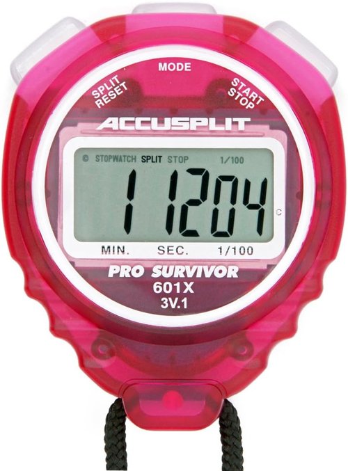 ACCUSPLIT Pro Survivor Stopwatch - A601X with Extra Large Display for Easy Timekeeping