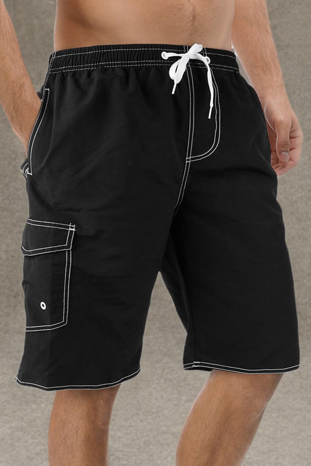 Skiennix Men's Swim Trunks - Quick Dry Swim Shorts with Mesh Lining | Fun Bathing Suits
