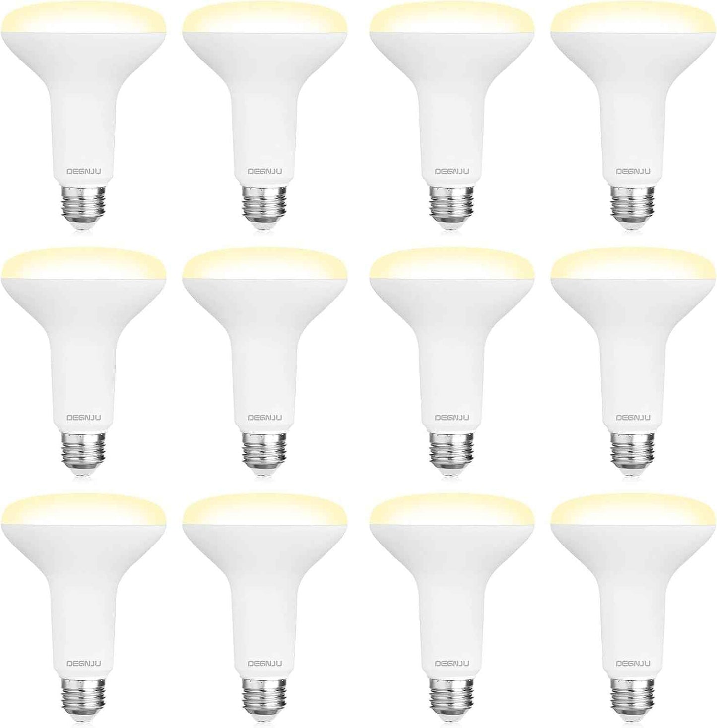 BR30 LED Flood Light Bulbs 24-Pack, 7W Dimmable 650LM Soft White 2700K, E26 Base