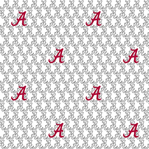 University of Alabama Cotton Fabric - 43" Collegiate Sheeting