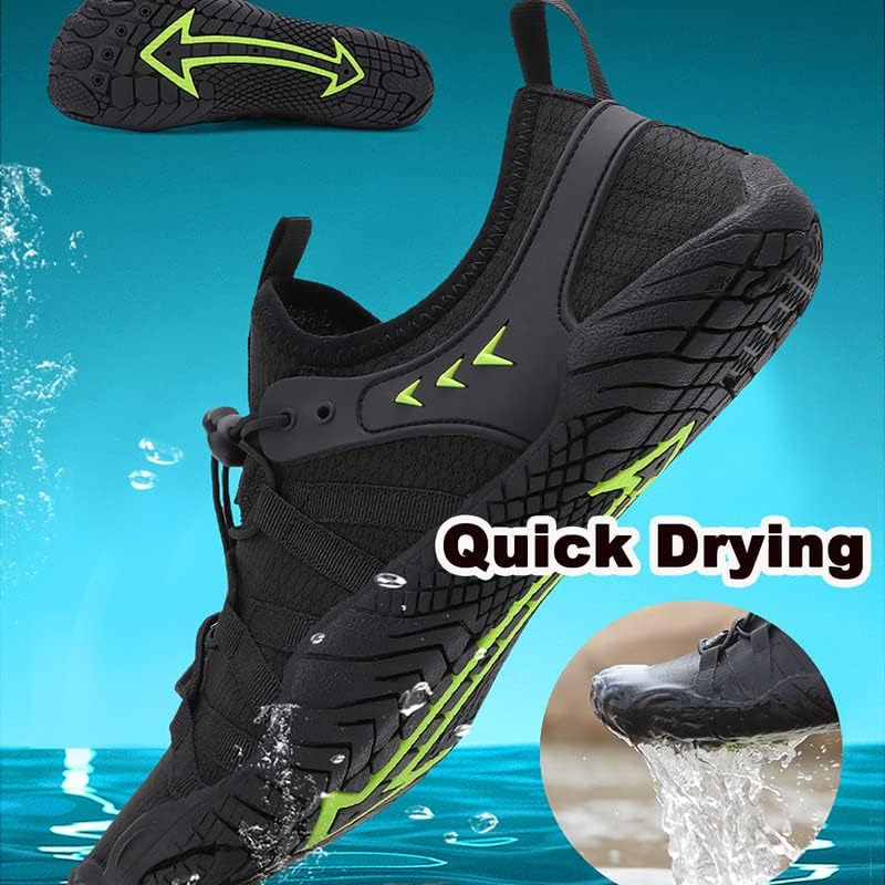 Skiennix Water Shoes - Quick-Dry Barefoot Aqua Shoes for Men & Women | Ideal for Beach, Pool, and River Activities