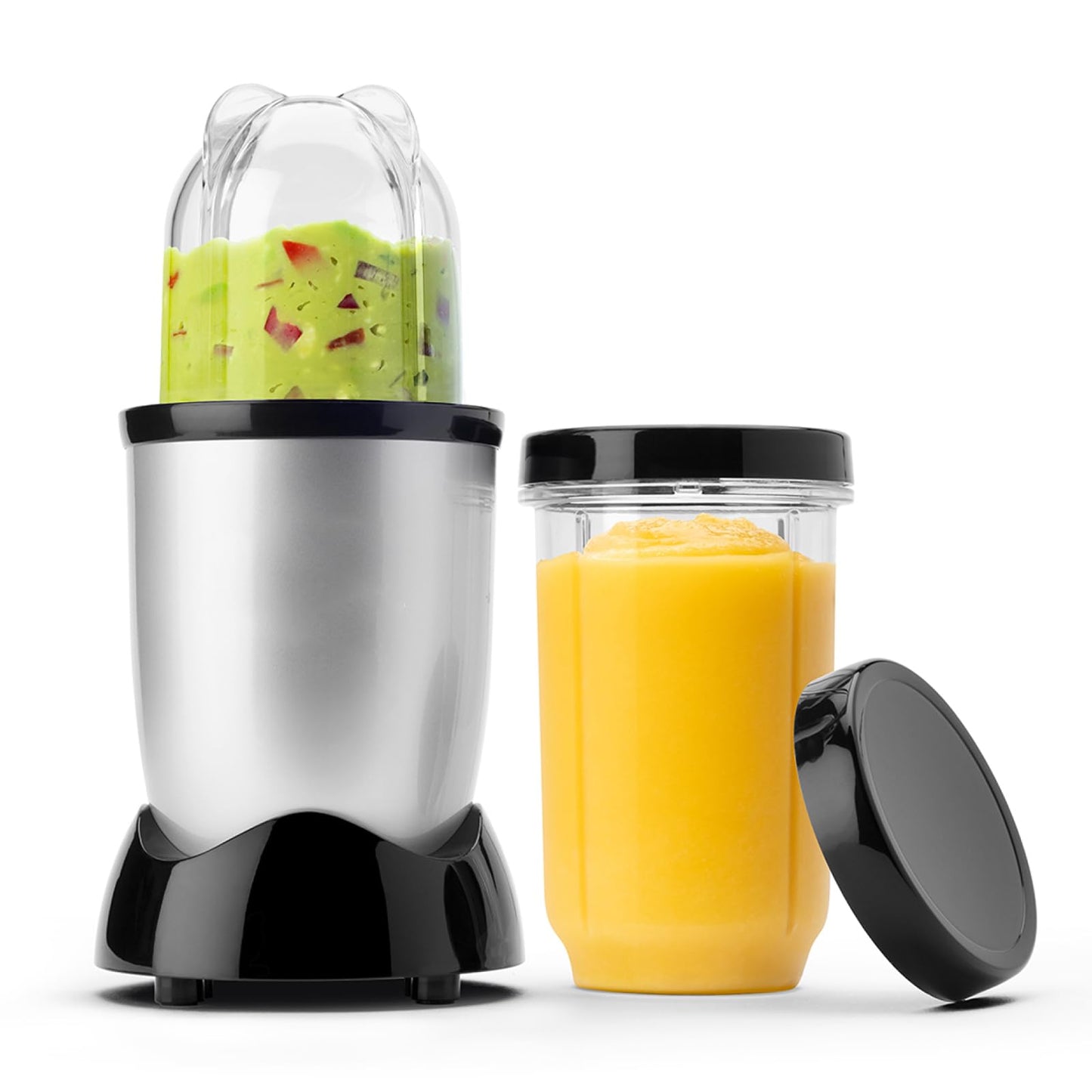 4 Pieces Lids for Magic Bullet Replacement Parts, Ma-gic Bu-lle-t Replacement Parts, Black Plastic Lids Compatible with M-B1001 Cups 250W