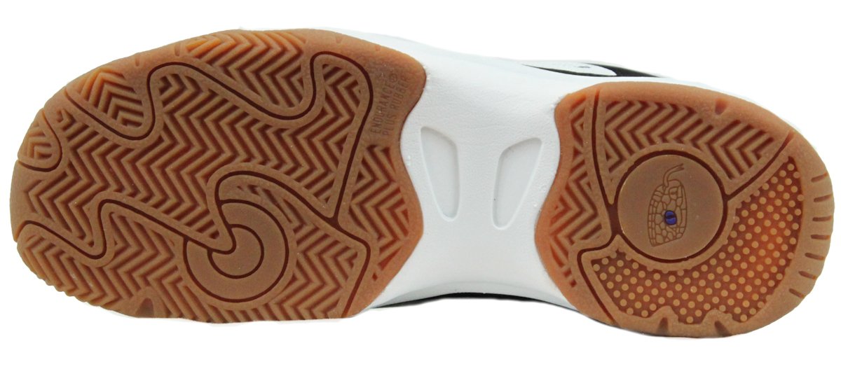 Python Wide (EE) Width Indoor Mid Racquetball (Squash, Indoor Pickleball, Badminton, Volleyball) Shoe (White; Size 10.0)