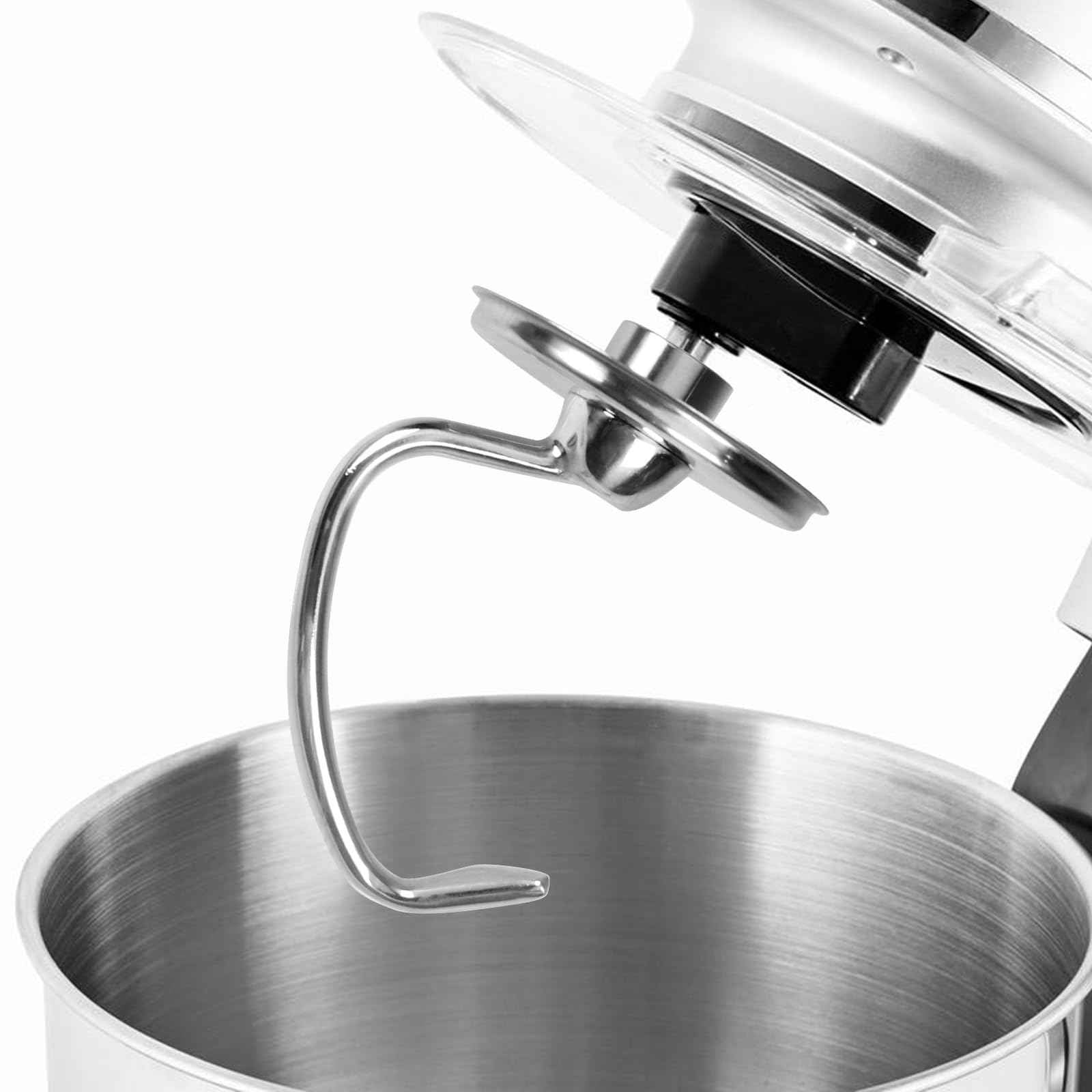Stainless Steel Dough Hook Attachment for 4.5/5 Quart KitchenAid Tilt-Head Stand Mixers,Dough Hook kitchen aid Replacement for K45SS, KSM75, KSM90, KSM95, KSM150, Stand Mixer Parts Accessories
