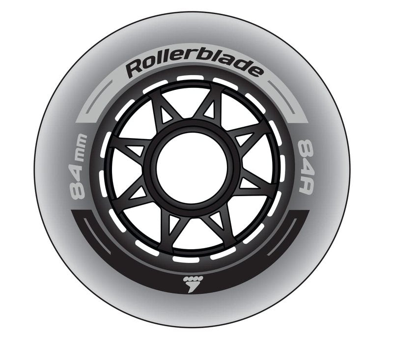 Rollerblade 84mm Wheels XT, 8 Pack