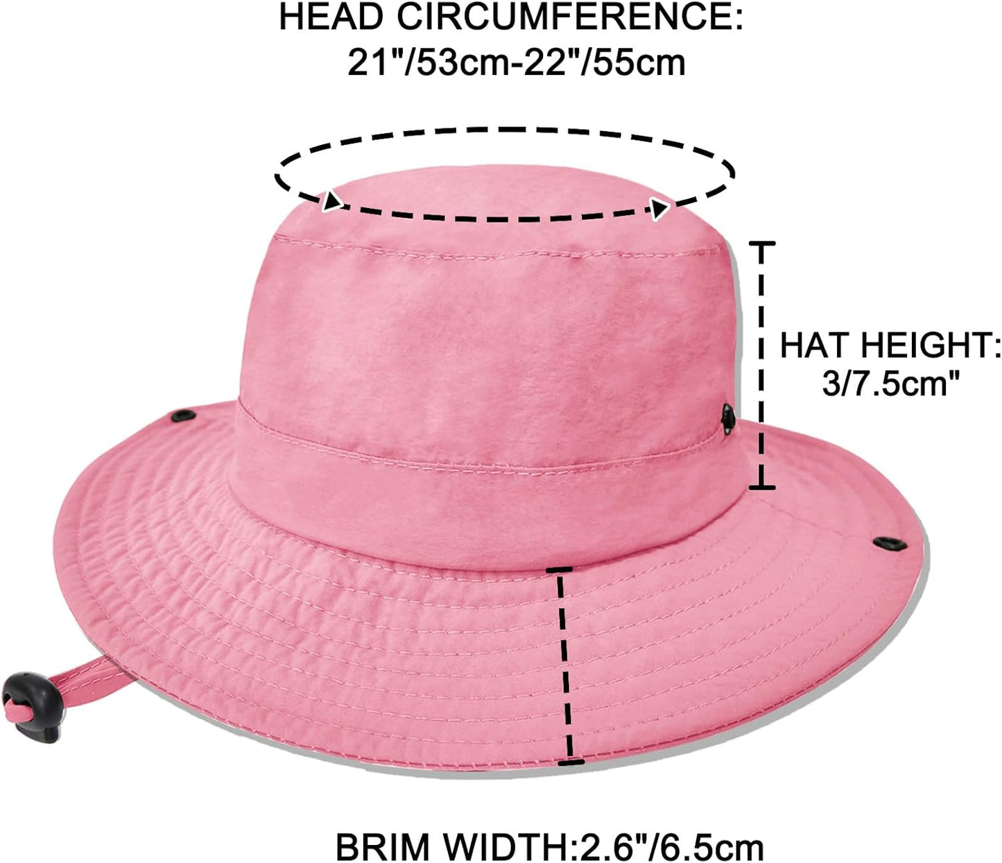 Skiennix Outdoor Kids Sun Hat - UPF 50+ Quick Dry Adjustable Bucket Hat for Fishing & Safari