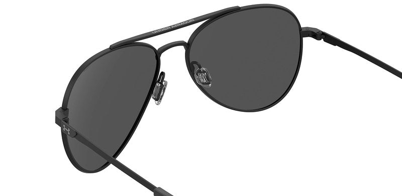 UA Unisex UA Instinct Sunglasses, Matte Black Frame w/ Gray Lenses