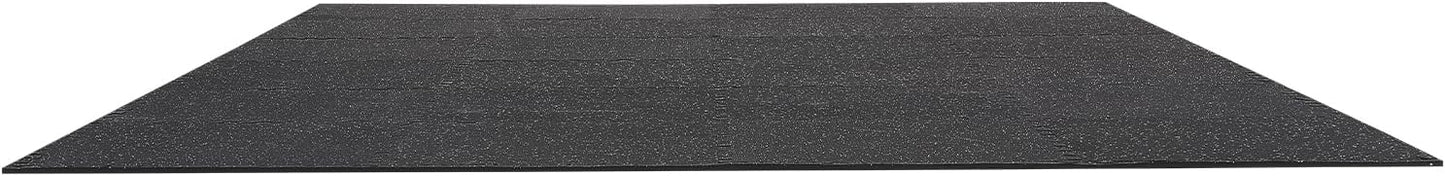 VEVOR Gym Flooring Tiles - High-Density EVA Foam, Interlocking 24 x 24In Mats, 96sq.ft, Black & White