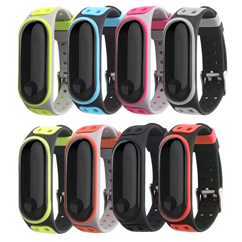 T-BLUER Compatible with Xiaomi Mi Band 7 Band,Mi Band 6 Silicone Replacement Strap Wristband