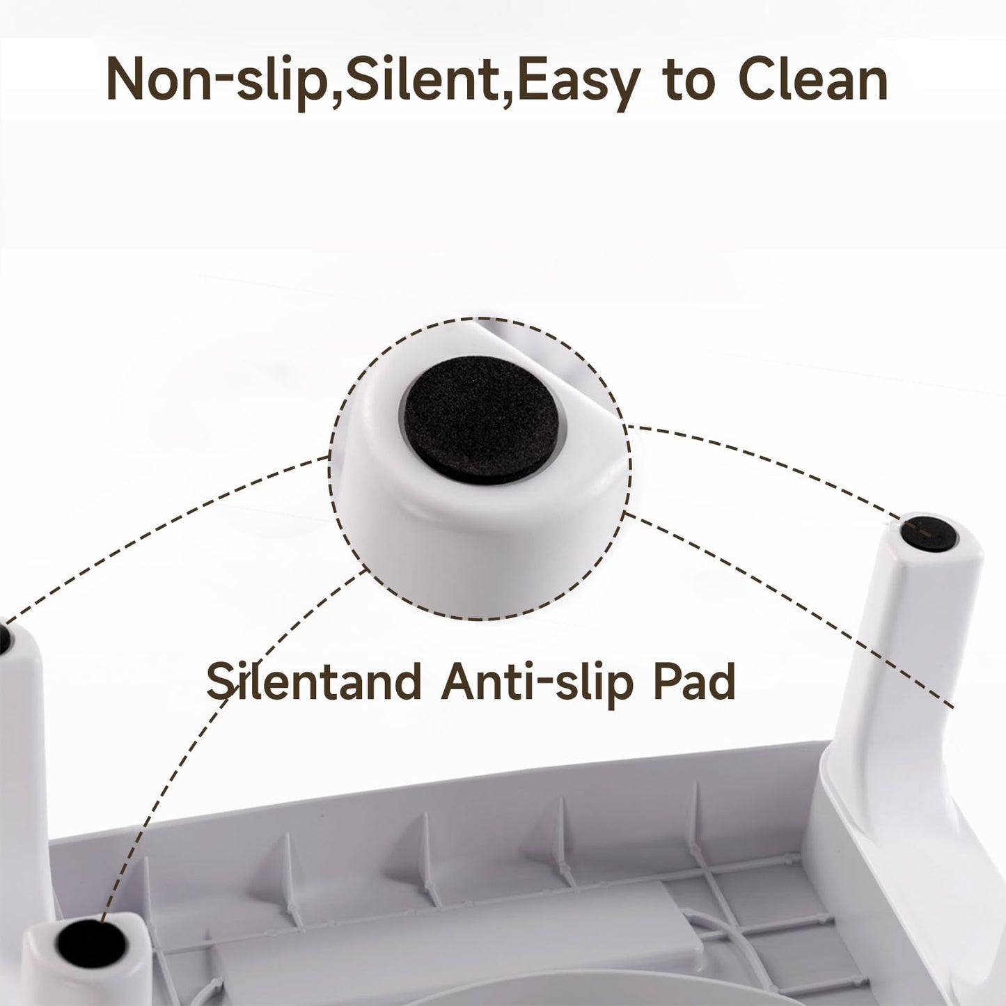 6.7 Inch Step Stool,Portable Plastic Foot Stool,Non-Slip Potty Stool for Bathroom