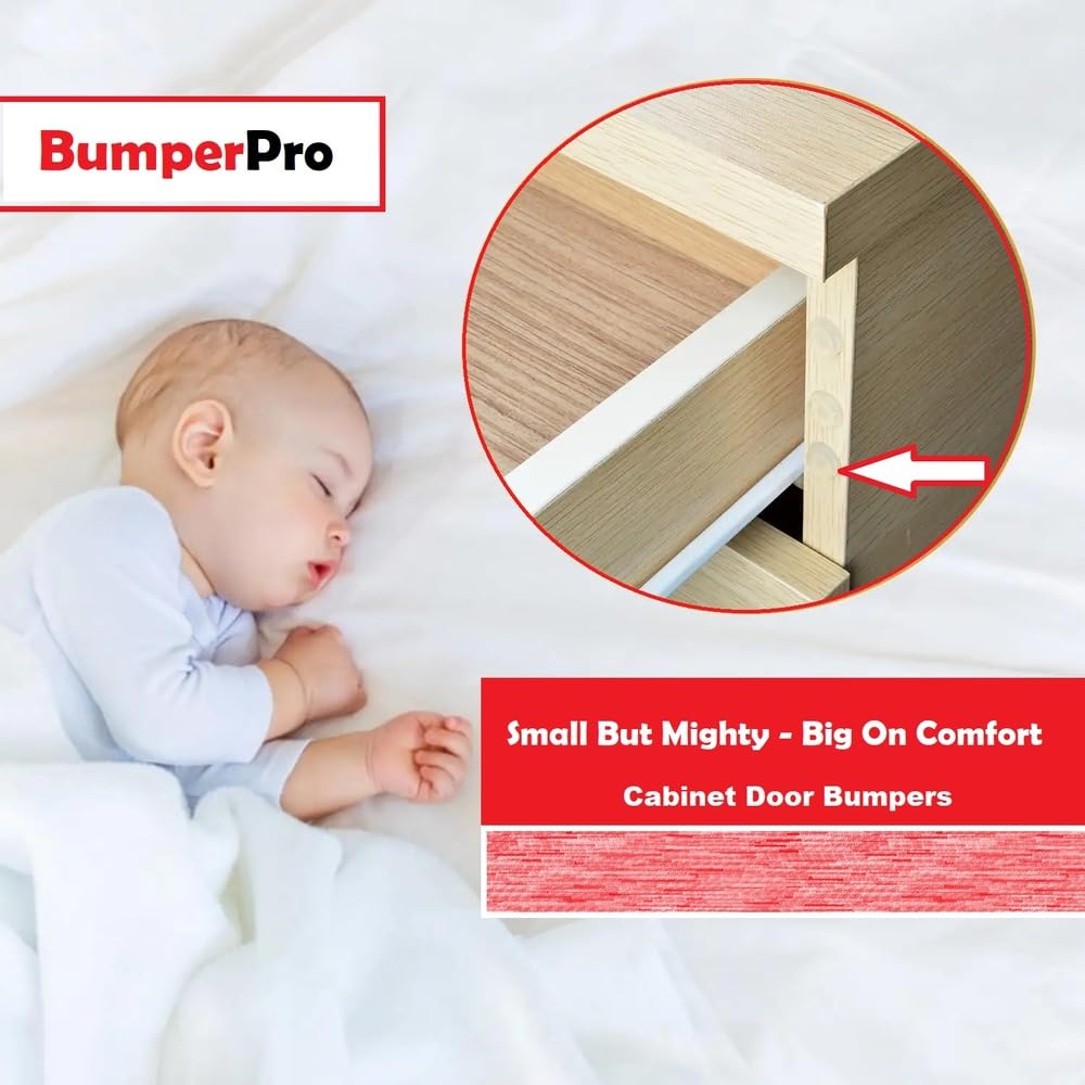 100PCs Clear Cabinet Door Bumpers 3/8", Self Adhesive Silicone Clear Rubber Bumpers for Cabinet Doors, Rubber Stoppers for Furniture, Adhesive Rubber Feet Pads, Drawer Stops, Cabinet Stoppers