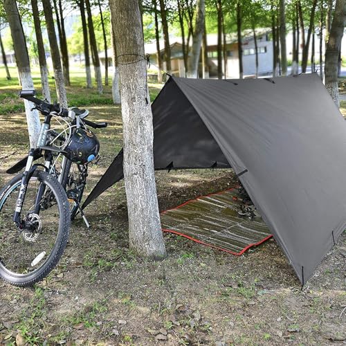 KALINCO Gray 10x16.5FT Camping Tarp Waterproof Rain Fly & Shelter