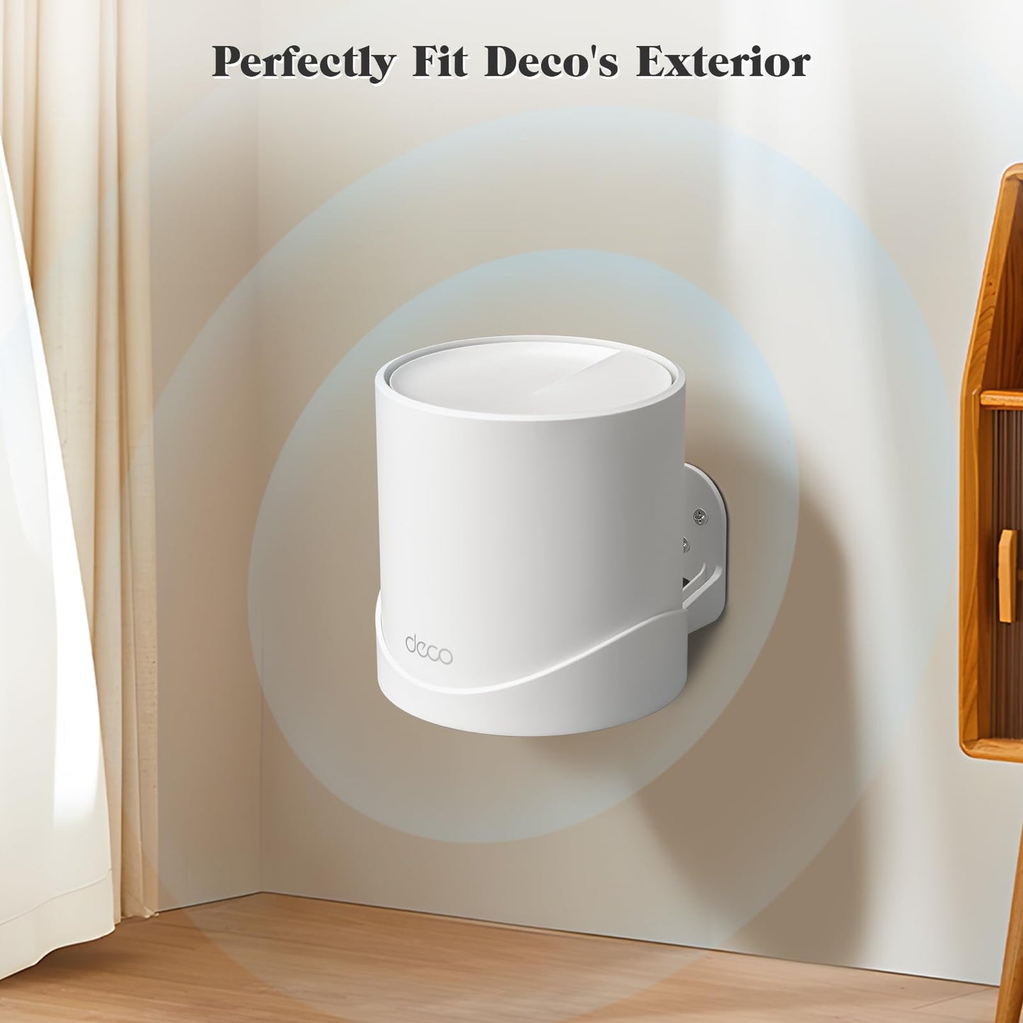 Wall Mount Bracket for TP-Link Deco X55/AX3000/X20/X50/X60/X4300 Pro/X5000/X5400 Pro/W3600/W4500/W6000 (1-Pack)