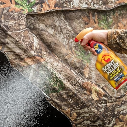 Wildlife Research Scent Killer Gold Autumn Formula Spray 24 oz - Odor-Eliminating Hunting Cover Scent