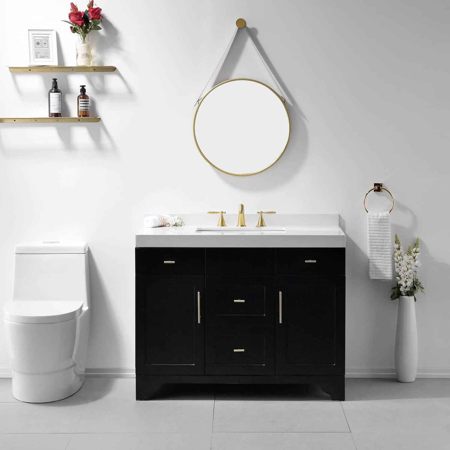 Phiestina 8-Inch Widespread Bathroom Faucet - Chrome, Lead-Free, Metal Pop-Up Drain, Model WF008-4-C