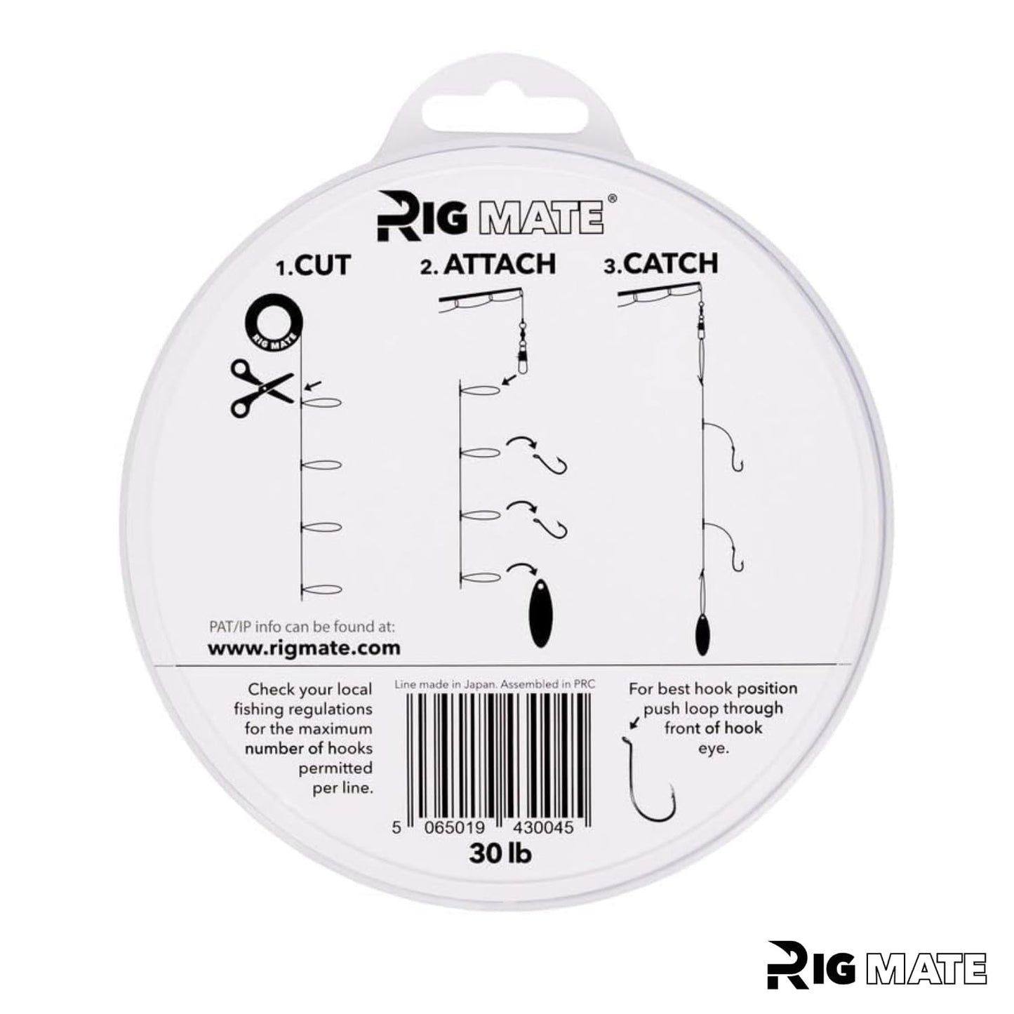 30 lb Pre-Tied Dropper Loop Rigs. Fishing Line Spool. Loops 18 Inches Apart with 5.5 Inch Loop Size. Perfect for Saltwater & Freshwater Fishing. Perfect for Snapper & Other Bottom Feeding Fish.