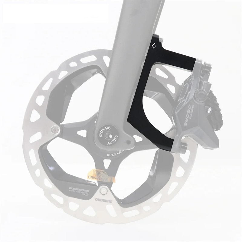 CooMeng SM-MA-F160P/D R160P/D Flat Mount to Post Mount Brake Caliper Adapter for 160mm Rotors Road Disc Brake FM to PM