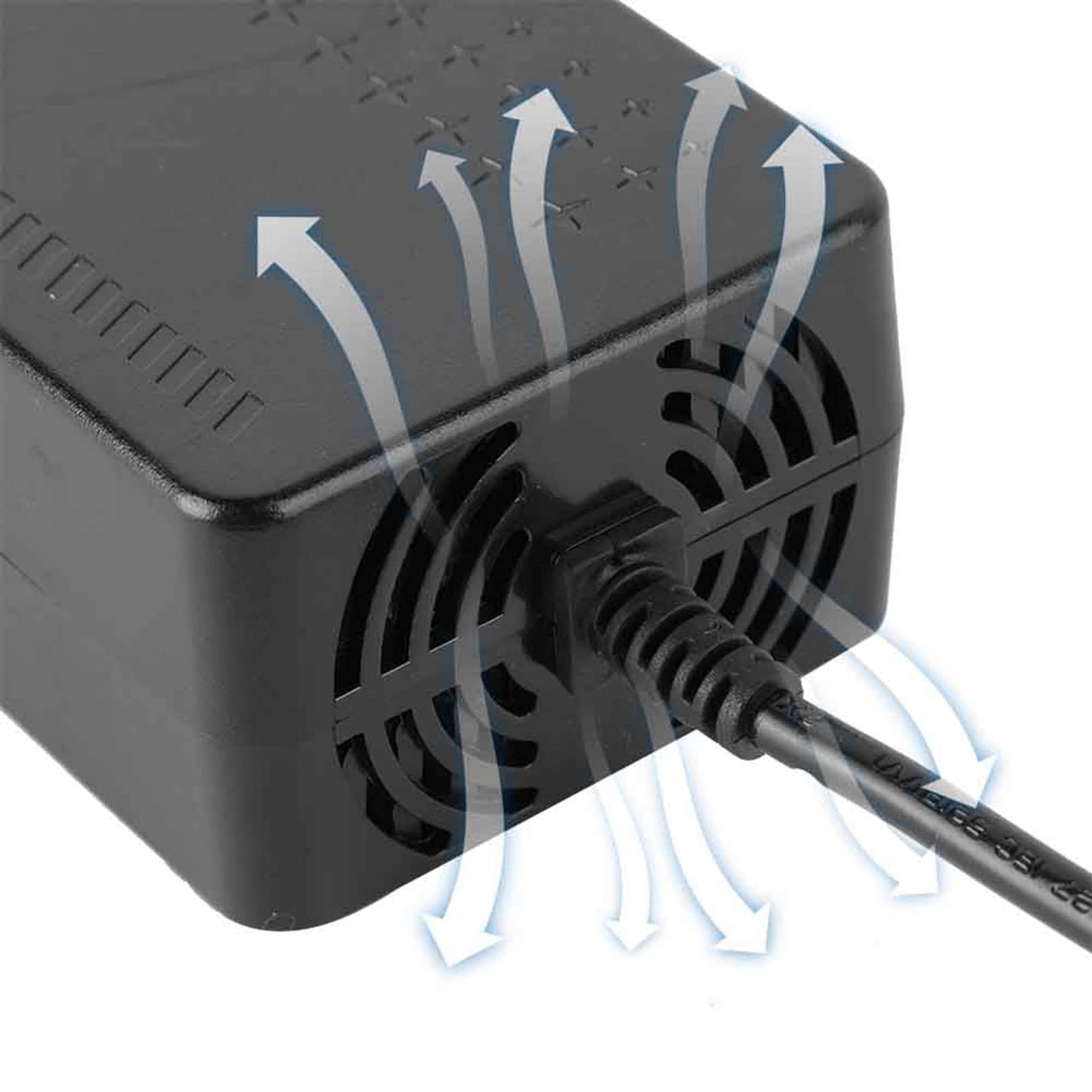 Battery Charger with Dc Plug, 48V Lithium Battery Charger Power Supply Adapter Scooter Charger Adapter for Electric Scooter (48V/2A)