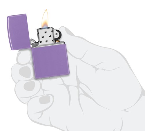 Zippo Classic Smoky Lavender Pocket Lighter