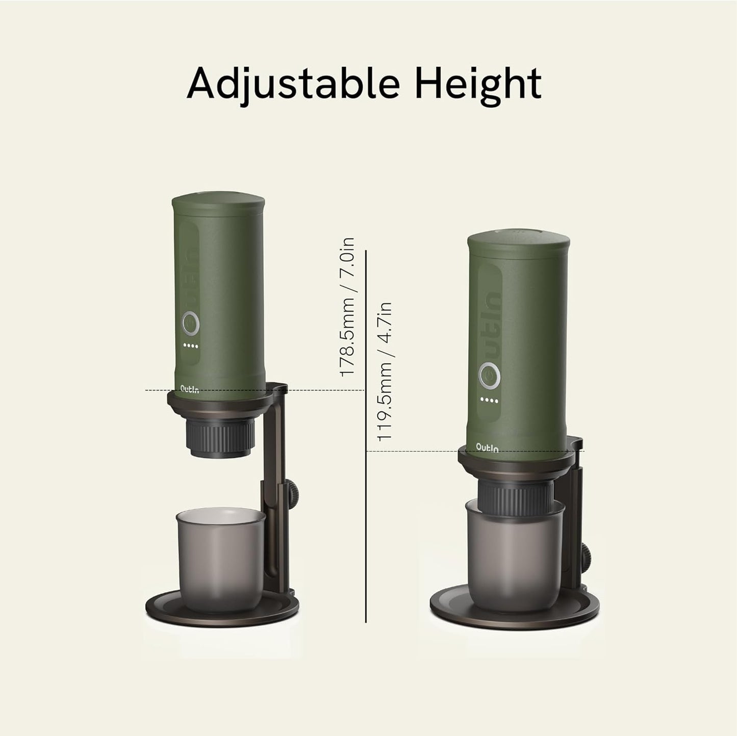 Portable Espresso Coffee Stand - Detachable Universal Pour Over Station for Easy Travel