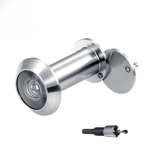 MomsUnited – Peep Holes for Door – Peephole with 200° Wide Viewing Angle – Peephole for Front Door – for Enhanced Door Security – Easy Installation – Includes Drill & Allen Wrench- Pack of 1