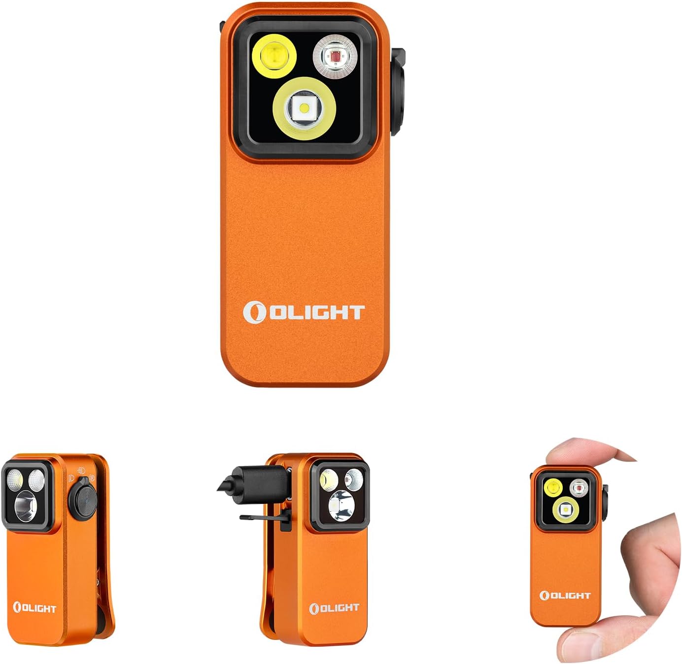 OLIGHT Oclip Pro Rechargeable EDC Flashlight - 500 Lumens, Magnetic Clip-On Light for Outdoor & Indoor Use