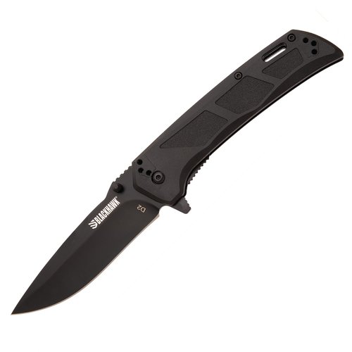BLACKHAWK-Bear Bunker Buster BLK ZYTEL Handle DLC BLD D2 Steel W/Flipper