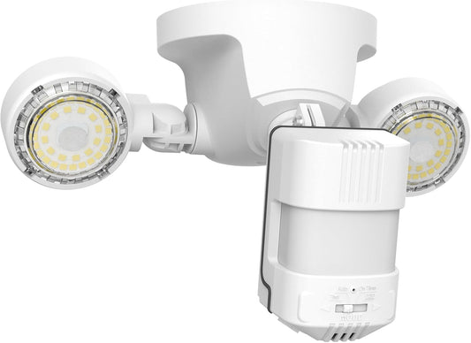 25W Motion Sensor Outdoor Flood Light - 3000LM Dusk to Dawn Security Light, 4 Modes, 320° Wide Angle for Garage & Patio