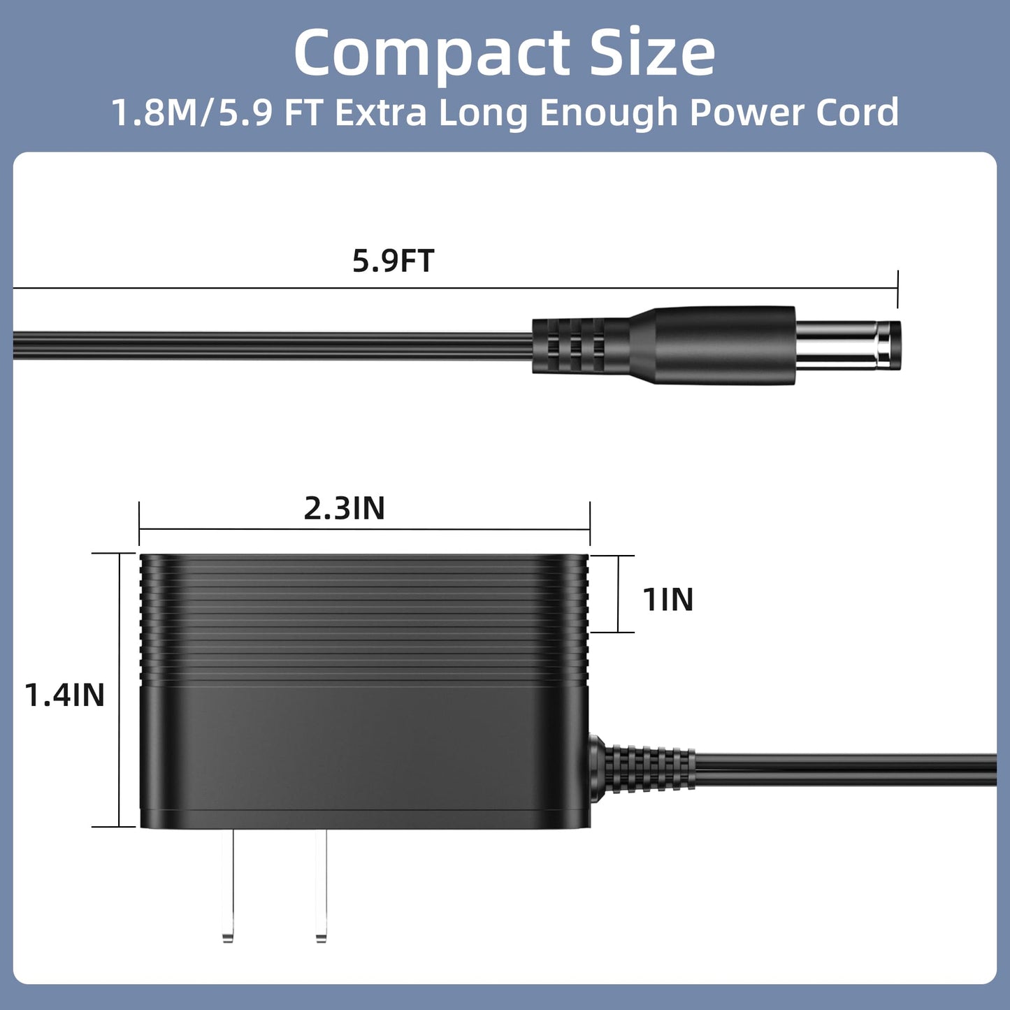 21.5V Drill Charger for WORKPRO Pink Cordless 20V Lithium-ion Drill Driver (W004532A),AC DC Power Supply Adapter