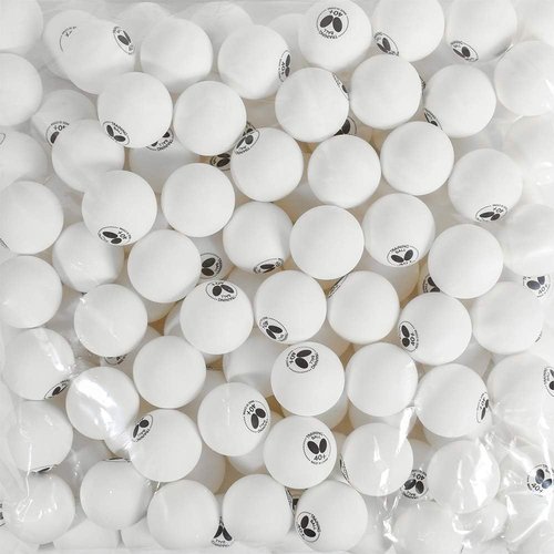 Butterfly 40+ Training Balls - High-Quality White Training Balls | Pack of 6 or 120, Comparable to Three-Star Quality