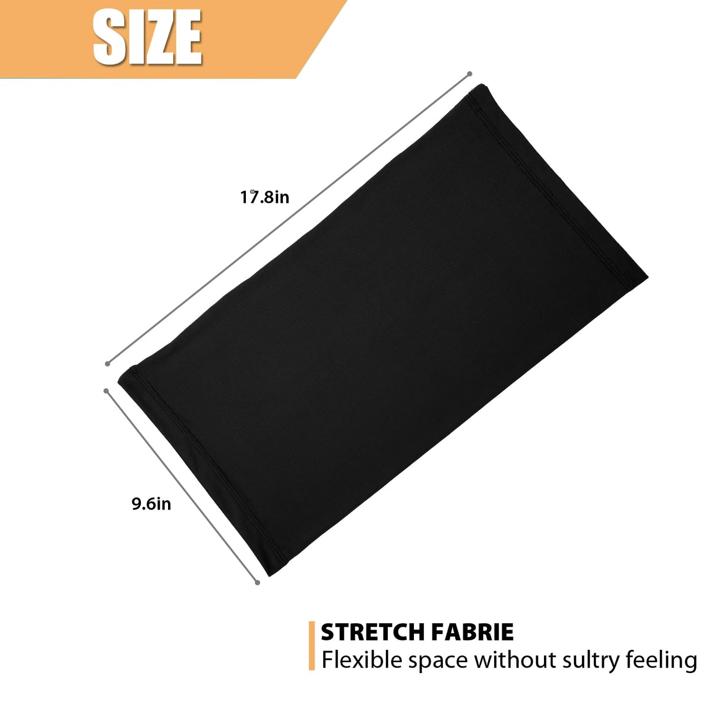 Finvizo Neck Gaiter Face Mask: 6 Pack Cooling UV Sun Protection Bandana