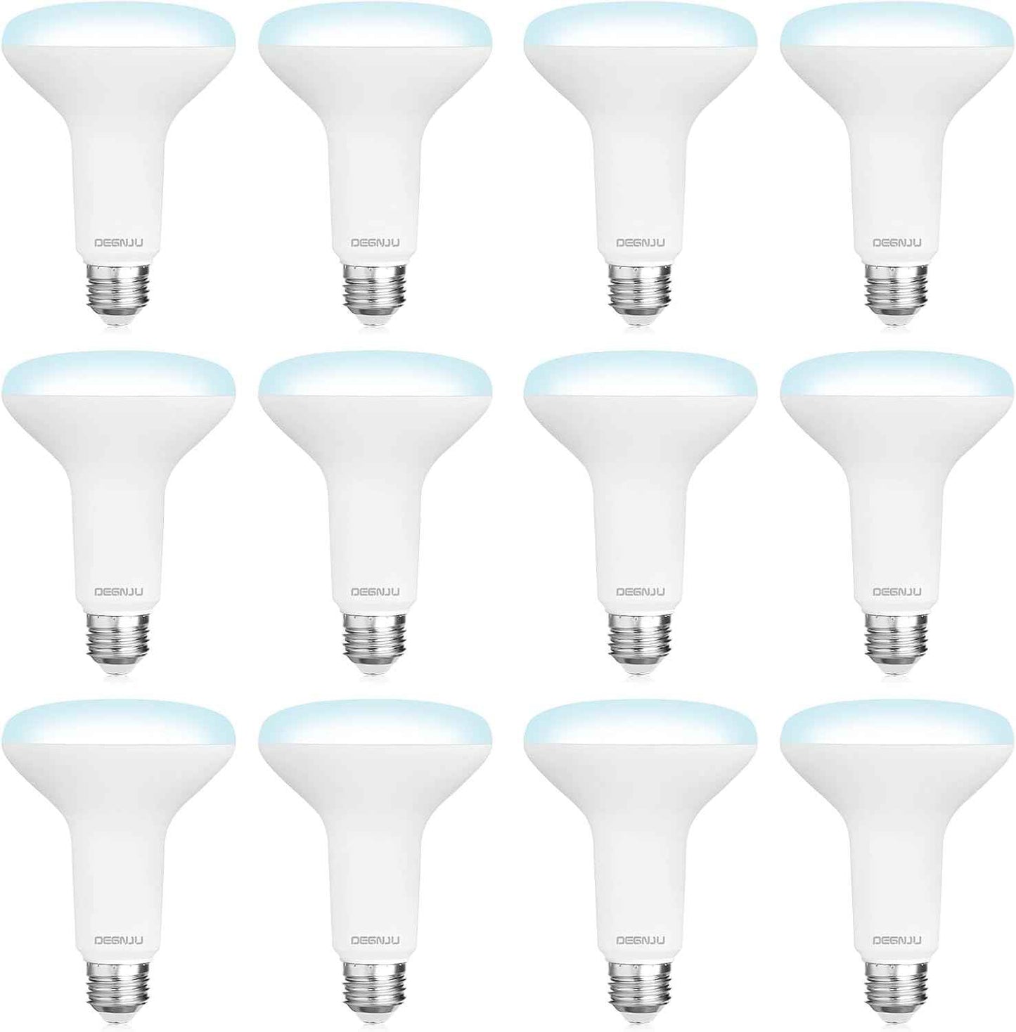 BR30 LED Flood Light Bulbs 24-Pack, 7W Dimmable 650LM Soft White 2700K, E26 Base