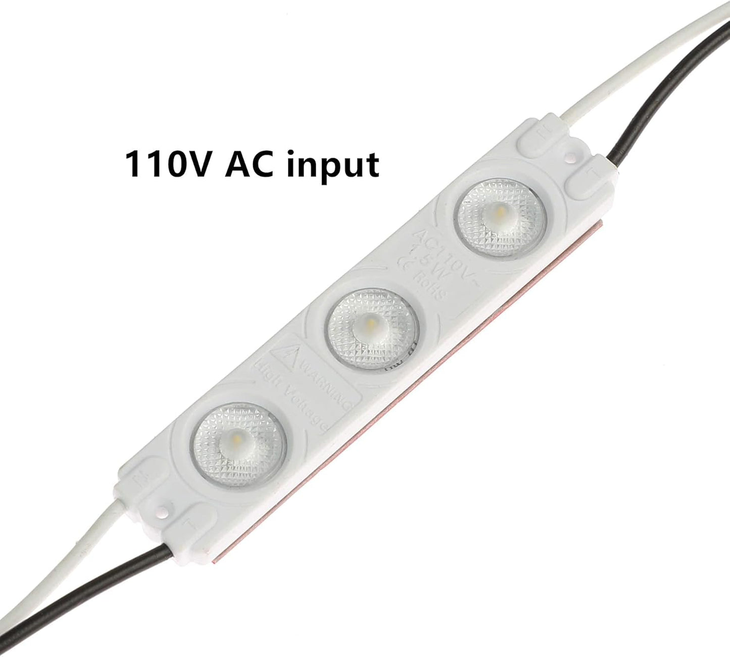 110V AC LED Module - 100pcs 1.5W White Decorative Lights for Signage & Advertising
