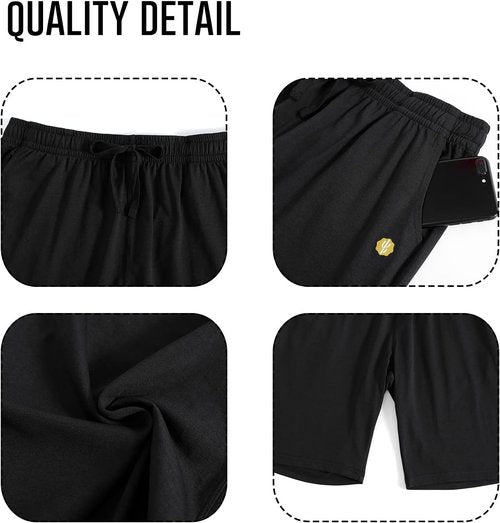 LUCKYCATCUS Women's Bermuda Shorts - Comfortable Jersey Athletic Shorts with Pockets | Knee-Length Design