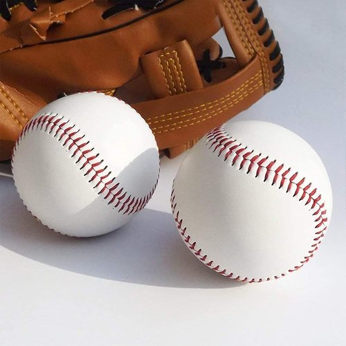 Blank Baseball 9-Inch Standard Official Size - Ideal for Youth League Practice & Training