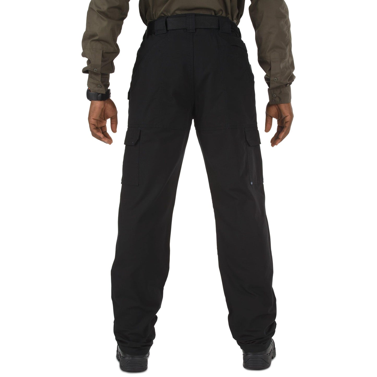 5.11 Tactical Men's Cargo Work Pants, Regular Fit, Cotton Canvas 7 Pockets Pant, Black, 36W x 32L, Style 74251ABR
