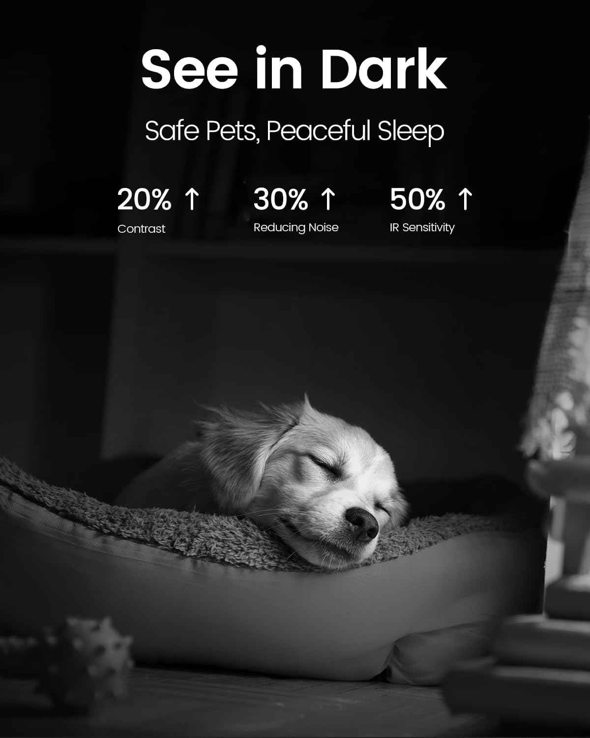VIMTAG 2.5K Indoor Security Camera with 360° Pan & 2-Way Audio - Pet & Baby Monitor with AI Detection & Night Vision