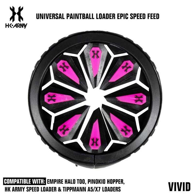 HK Army Universal Epic Speed Feed Paintball Loader Hopper Accessory - Vivid