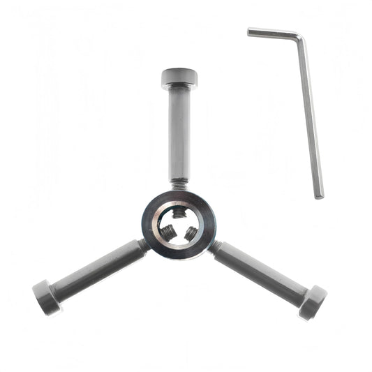 fxnx Adjustable Outdoor Faucet Handle,Hose Bib Handle, Outdoor Garden Faucet, Hose Bib, Round Wheel for 3/8" Or Smaller Exposed Stem Outdoor Faucet Handle Replacement